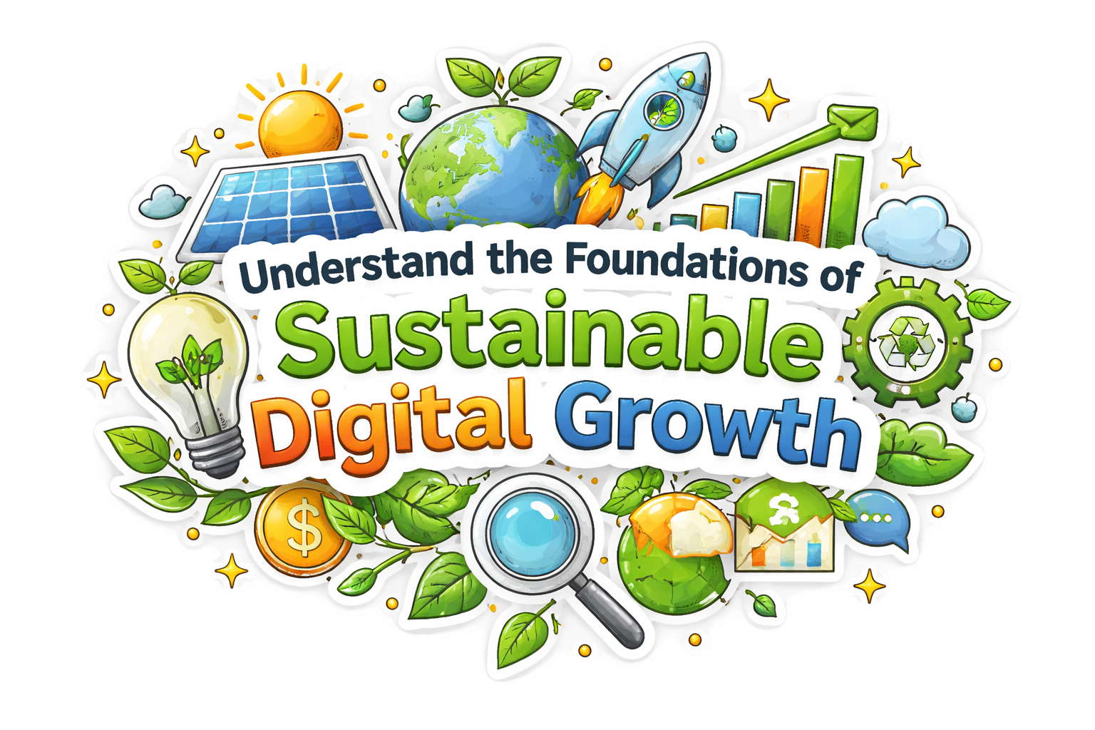 Digital strategy illustration